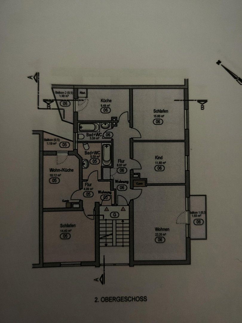 3+1, Hermann-Köhl-Straße 18B, , Bavorsko, 74 m² - 2