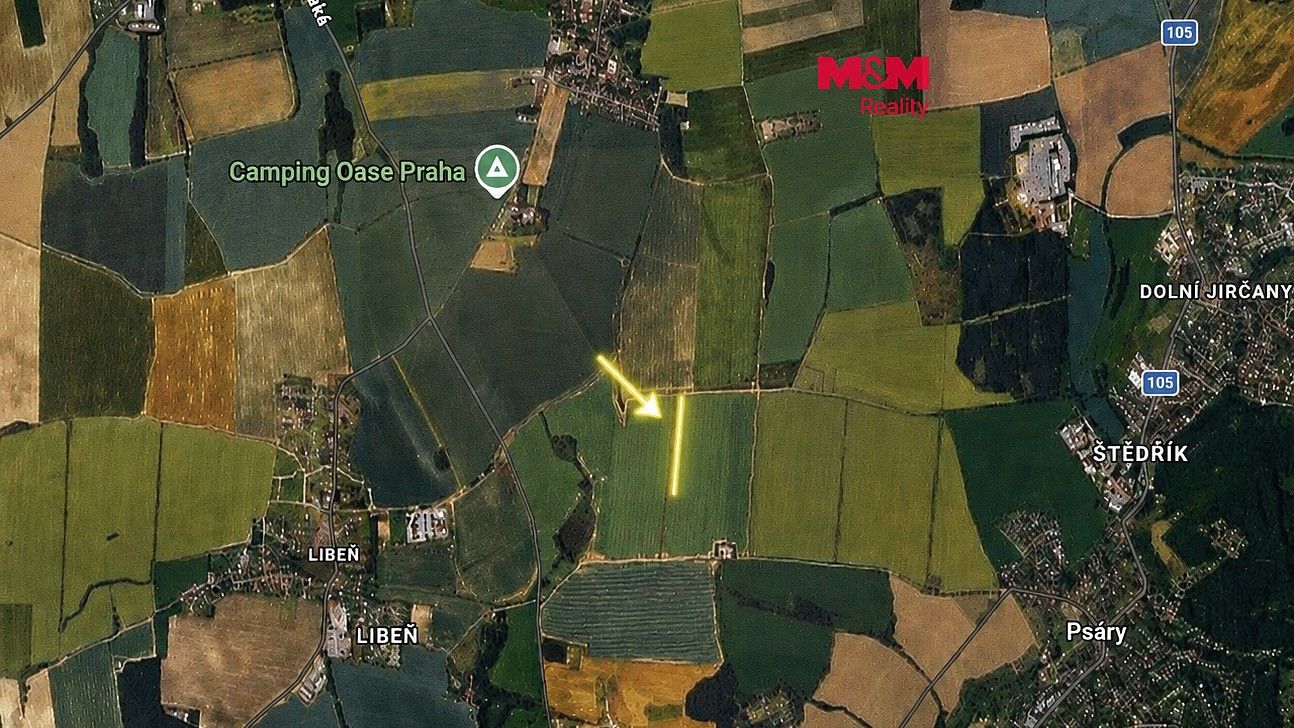 Zemědělské pozemky, Libeř - Libeň, okres Praha-západ, Středočeský kraj - 1