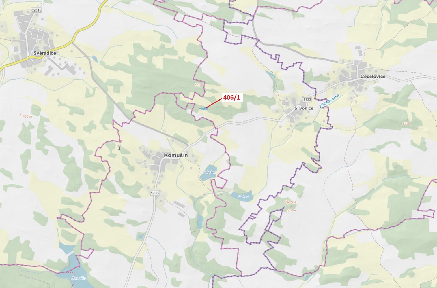 Louka, 1 762 m²