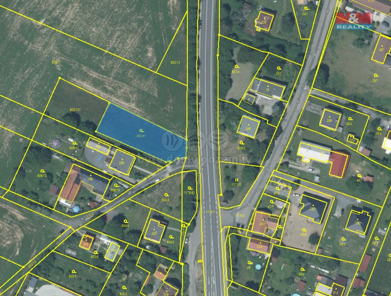 Pozemek pro bydlení, 1 052 m²
