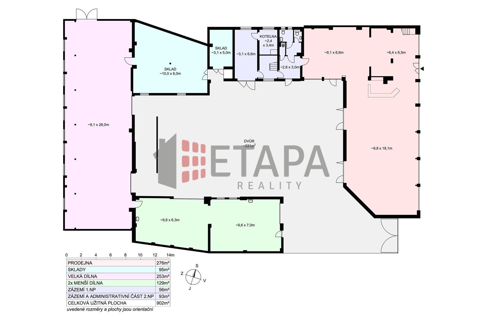 Výrobní prostory · 902 m² · Dobrovodská 206, České Budějovice 4 - 3
