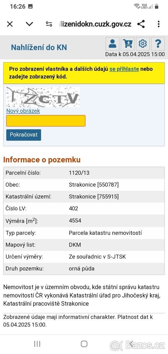 Pozemek pro bydlení · Strakonice, 386 01 - 4