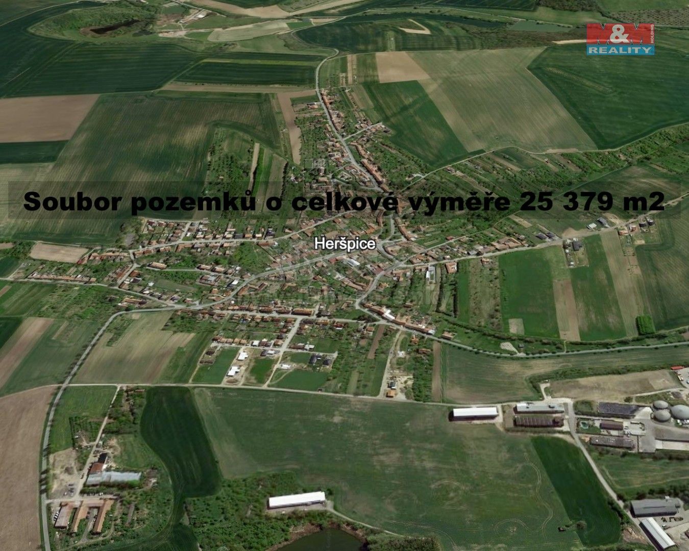 Zemědělské pozemky, Heršpice, 25 324 m²