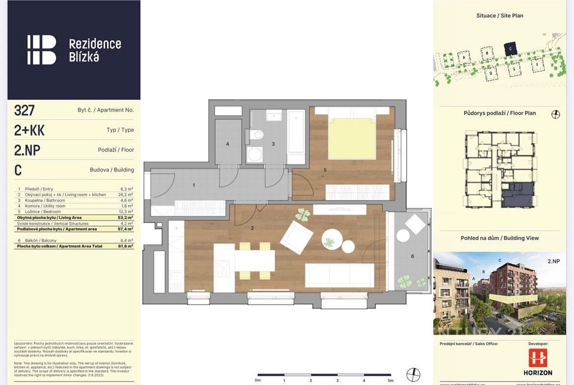 Pronájem byt 2+kk - Praha, Hlavní město Praha, 62 m² - 5