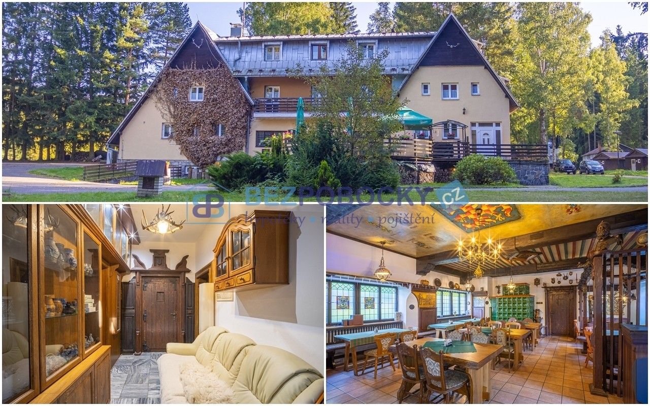 Ubytovací zařízení, Milovy, Sněžné, 644 m²