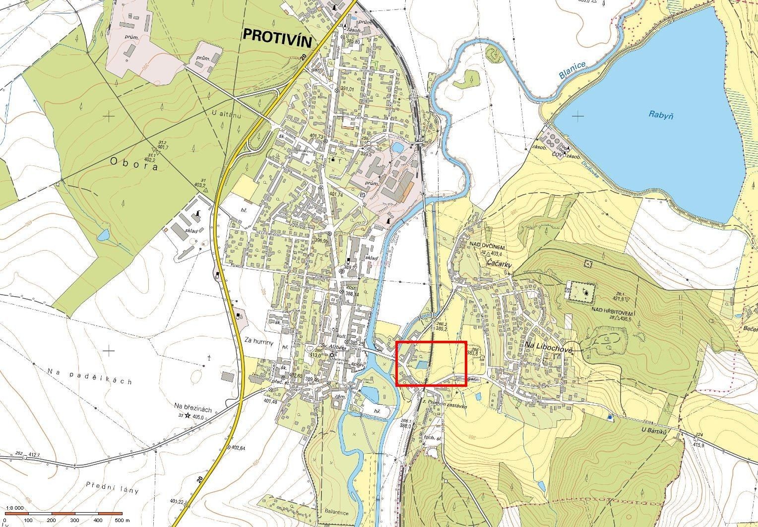 Zahrada · 1 355 m² · Žižkova, Protivín - 3