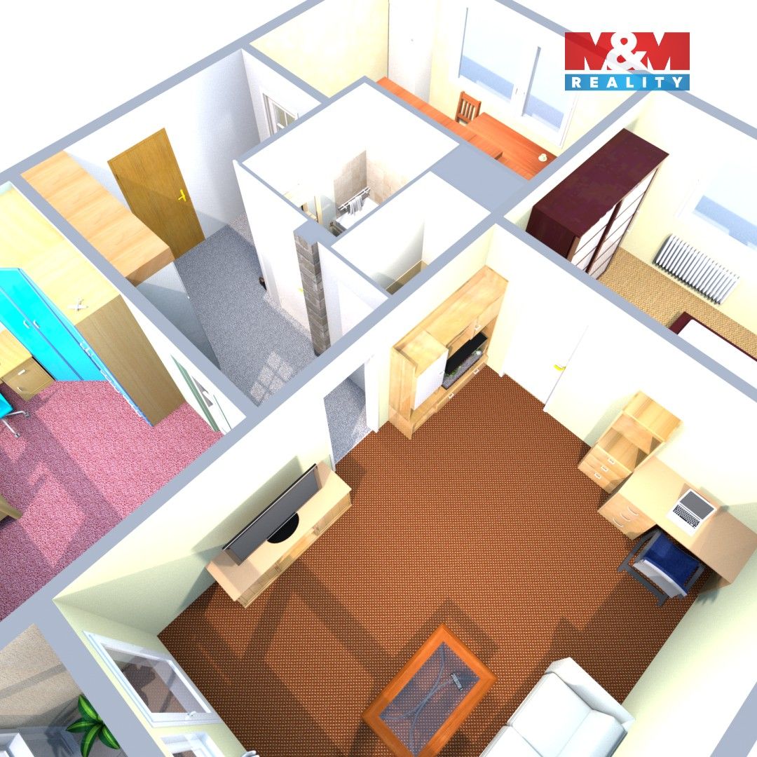 Byt 3+1 · 70 m² · Jihlavská, Česká Lípa - 3