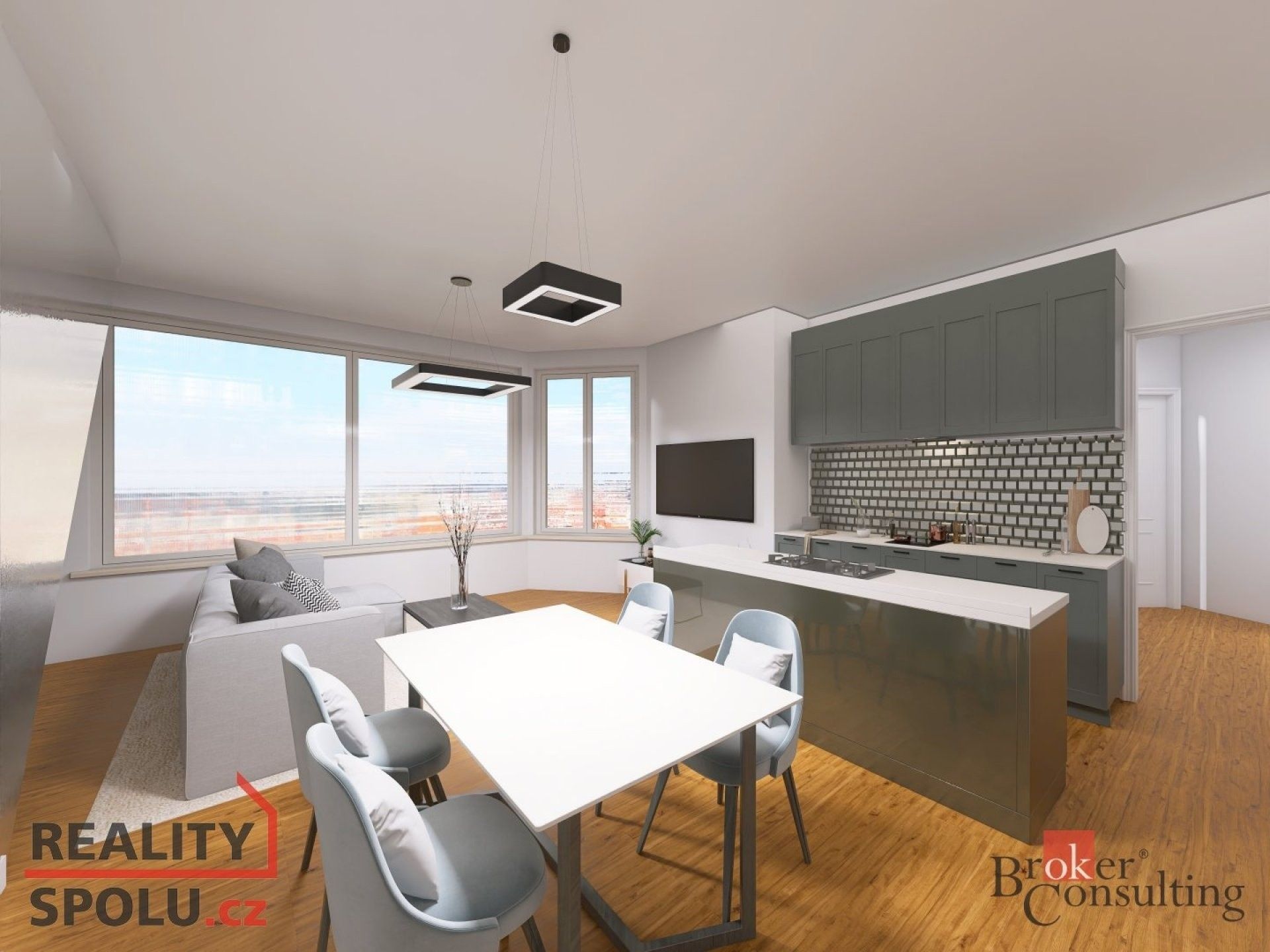 3+kk, Heydukova, Praha, 113 m²