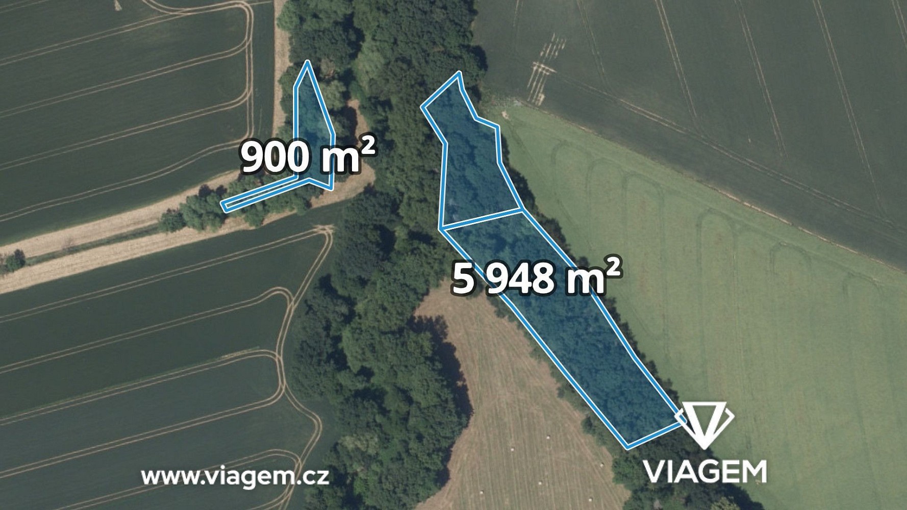 Les, 6 848 m²