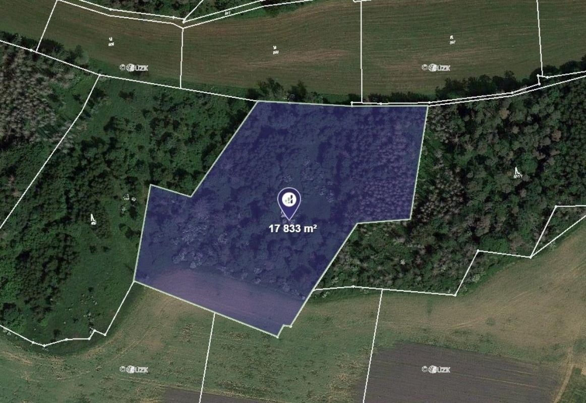 Lesy, Kropáčova Vrutice, 17 833 m²