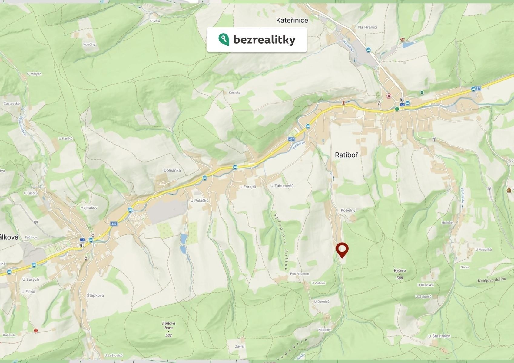 Prodej pozemek pro bydlení - Ratiboř