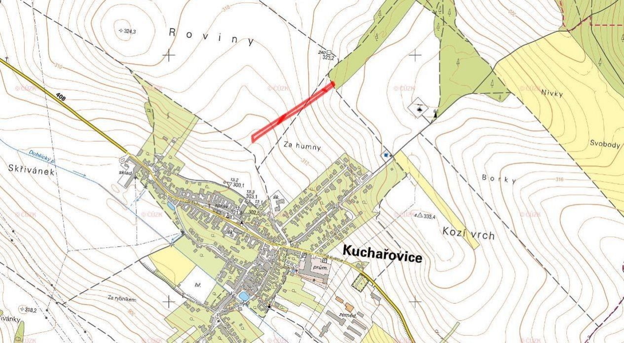 Prodej zemědělský pozemek - Kuchařovice