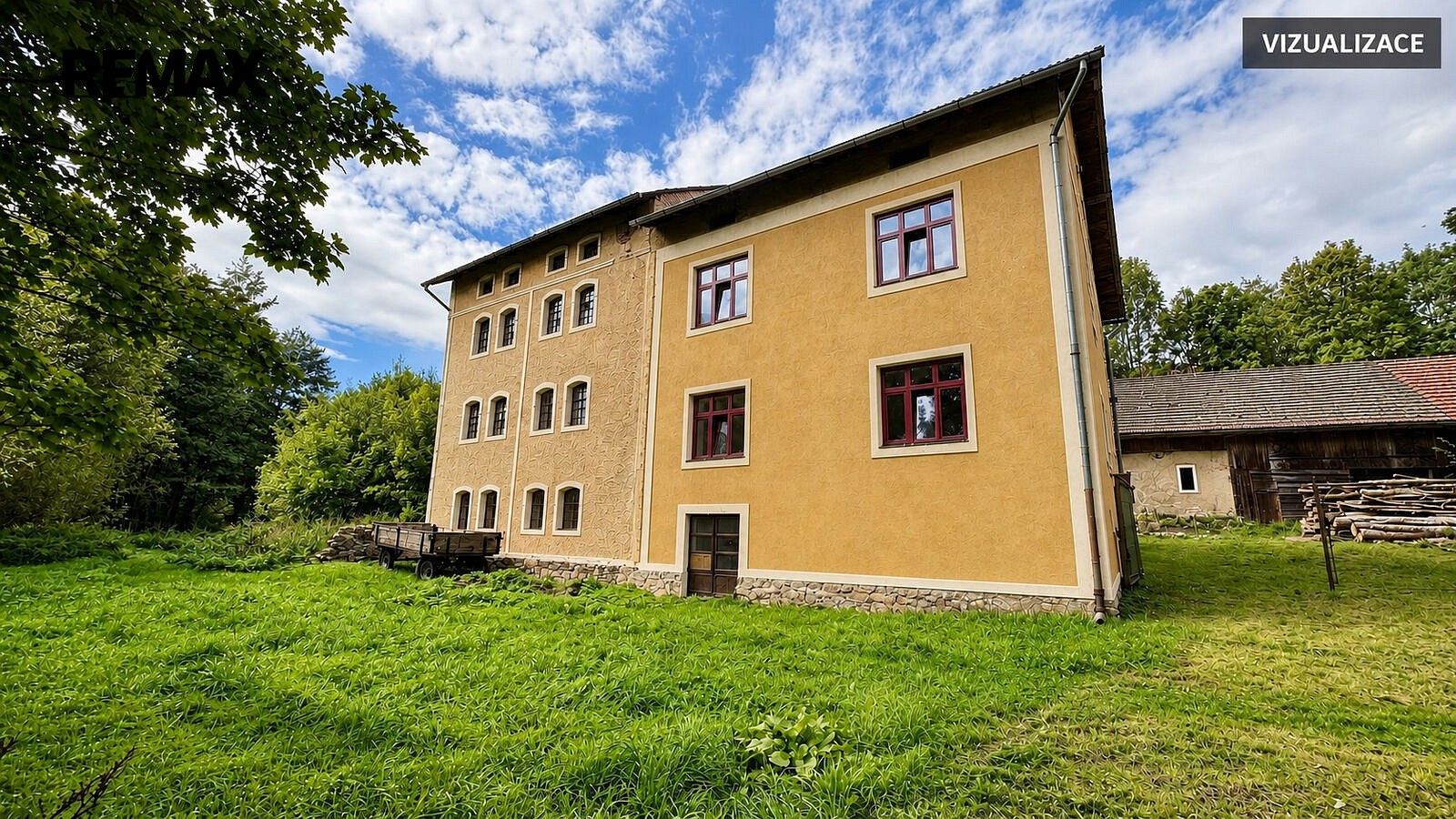 Ubytovací zařízení, Nová Cerekev, okres Pelhřimov, 195 m² - 2