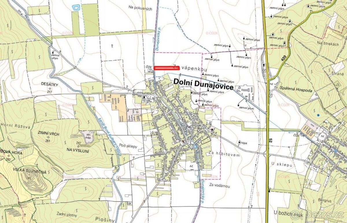 Prodej pozemek pro bydlení - Dolní Dunajovice, 691 85