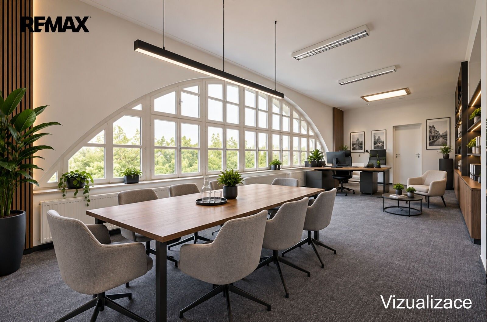 Kanceláře, Mírové náměstí 53, Louny, 53 m² - 2