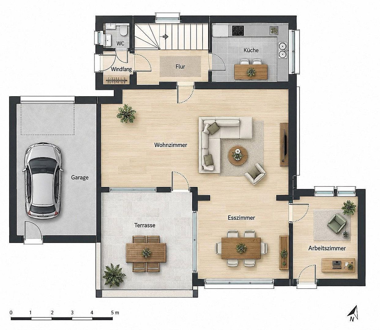 Rodinné domy, , Hessen, 198 m² - 1