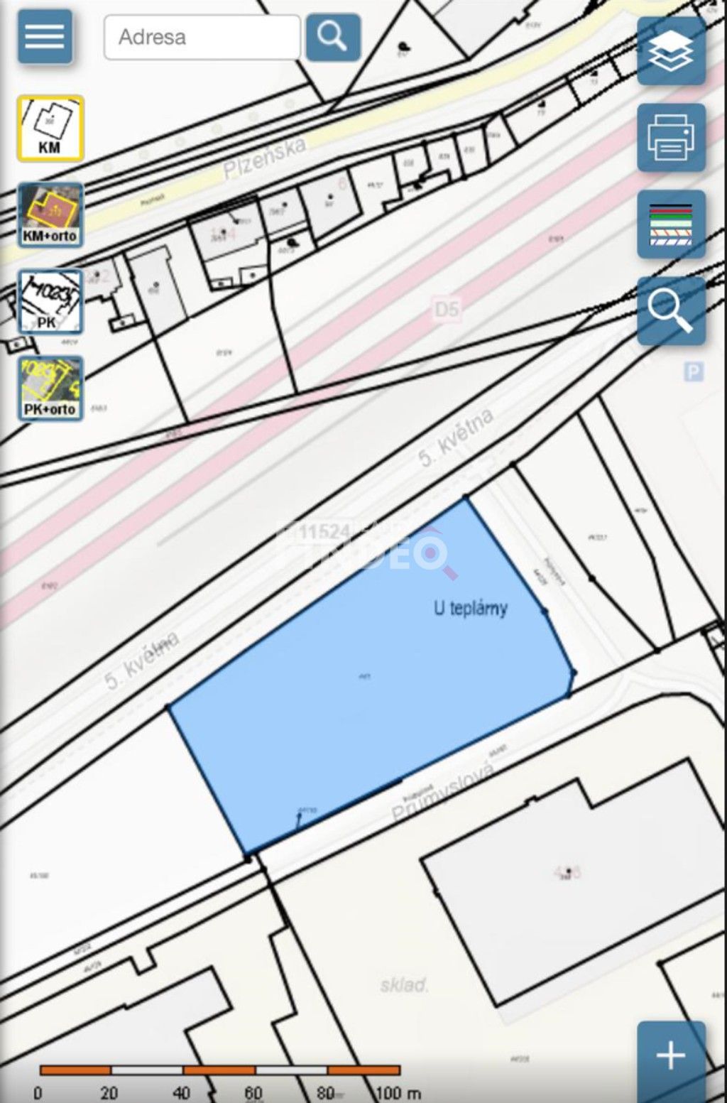 Prodej komerční pozemek - Králův Dvůr, 5 601 m² - 5