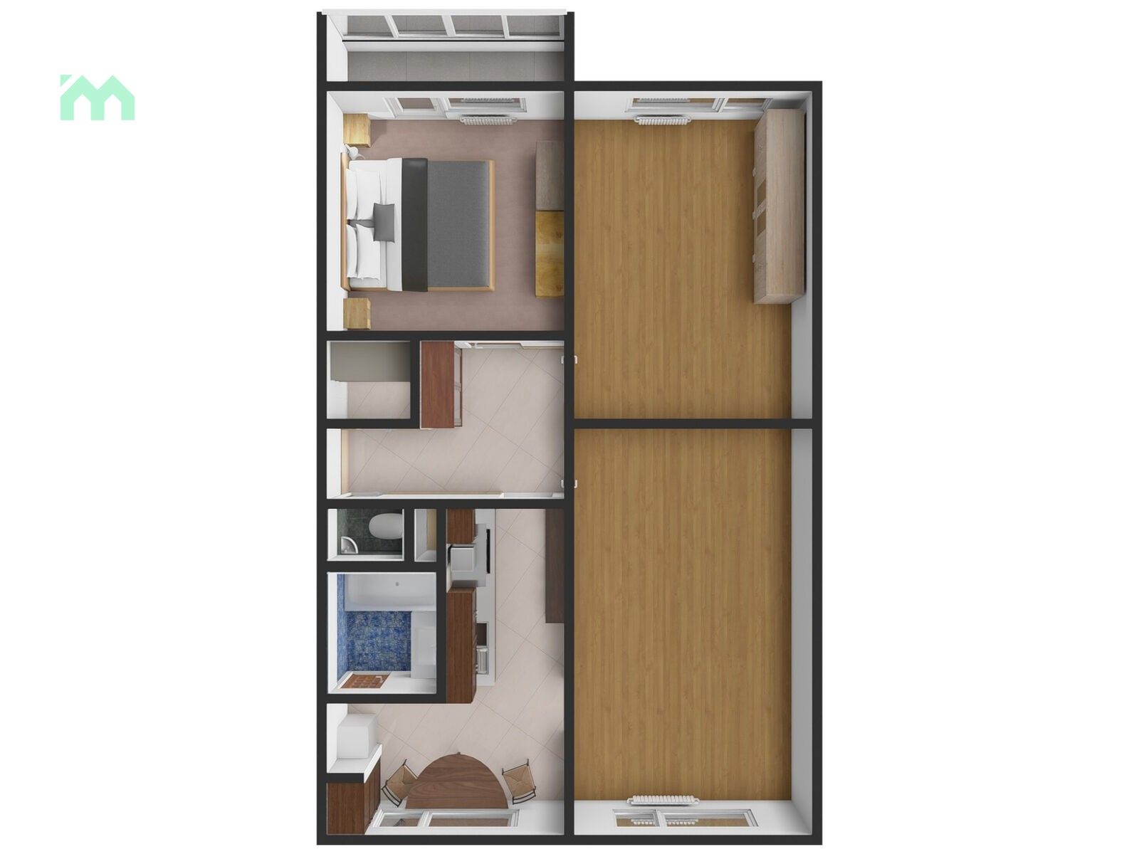 3+1, Jezerská, Lipník nad Bečvou I-Město, 72 m² - 2