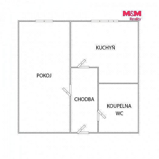 Byt 1+1 · 30 m² · Jílová, Ostrava - Moravská Ostrava - 3