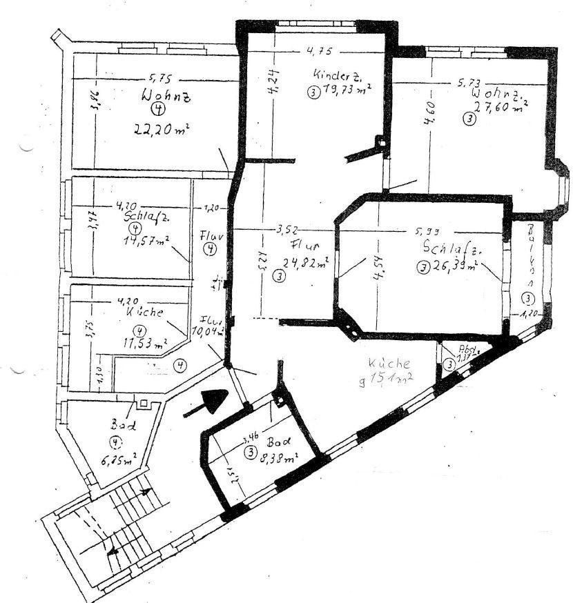 3+1, Johannesstr. 08, , Dolní Sasko, 125 m² - 2
