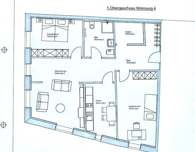 Byt 3+1 · 94 m² · Vor dem Fürstenhof 2, , Mecklenburg-Vorpommern - 3