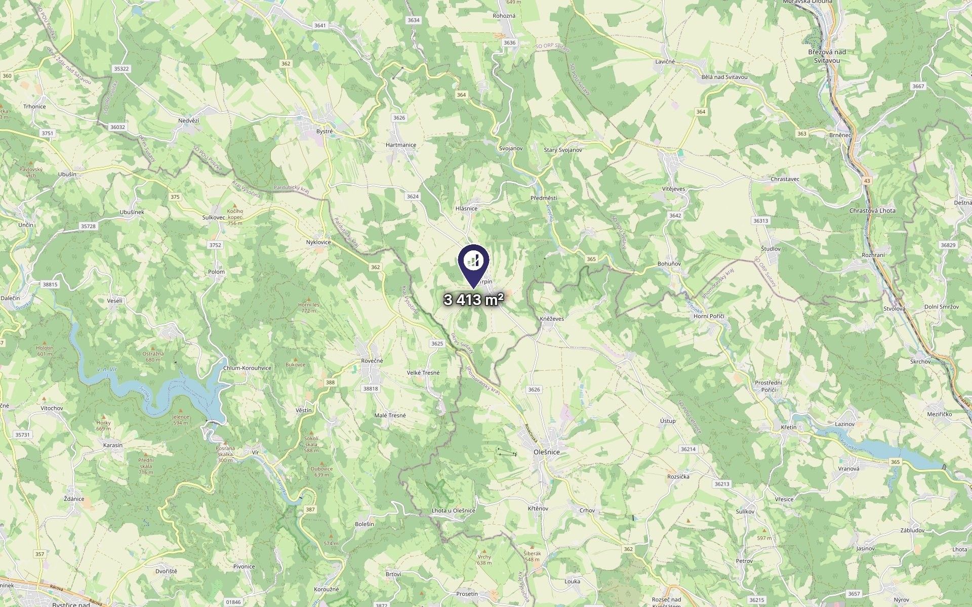 Pozemek · 1 138 m² · Trpín - 3