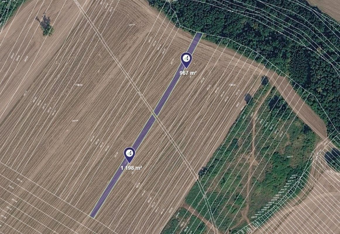 Zemědělské pozemky, Mikulčice, 1 713 m² - 1