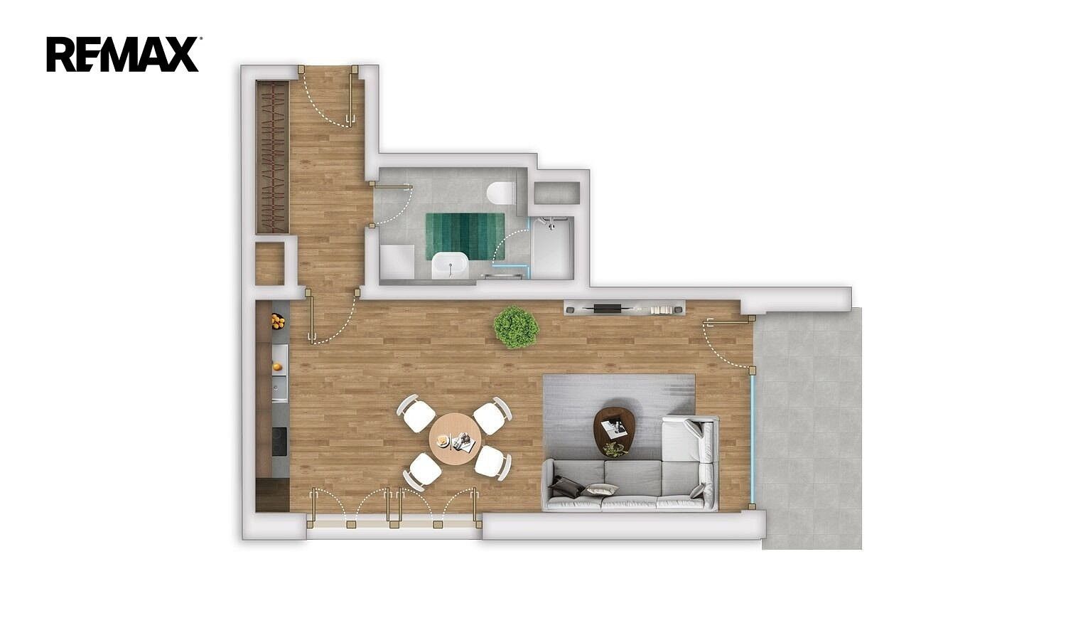 1+kk, Liberec - Liberec X-Františkov, Liberecký kraj, 49 m² - 2