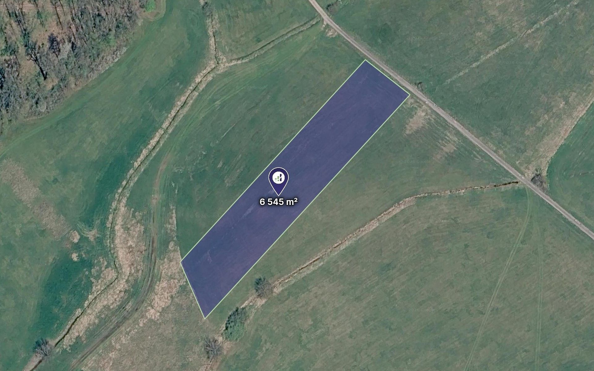 Louky, Dříteň, 1 870 m² - 1