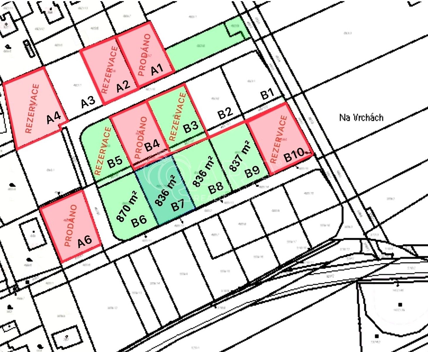 Prodej pozemek pro bydlení - Sobětuchy, 822 m²
