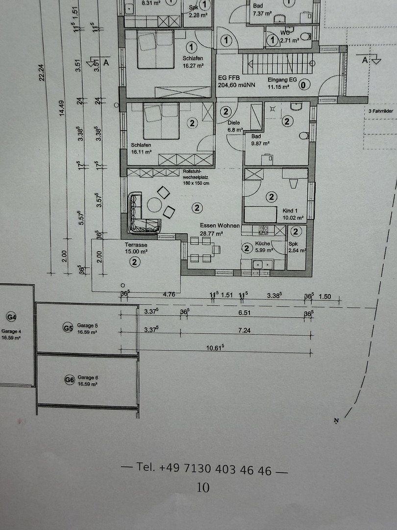 3+kk, , Bádensko-Württembersko, 86 m² - 2