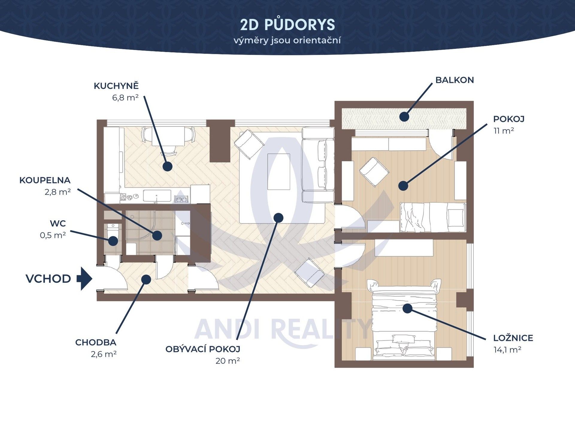 Byt 3+1 · 62 m² · Jičínská, Mladá Boleslav - 4
