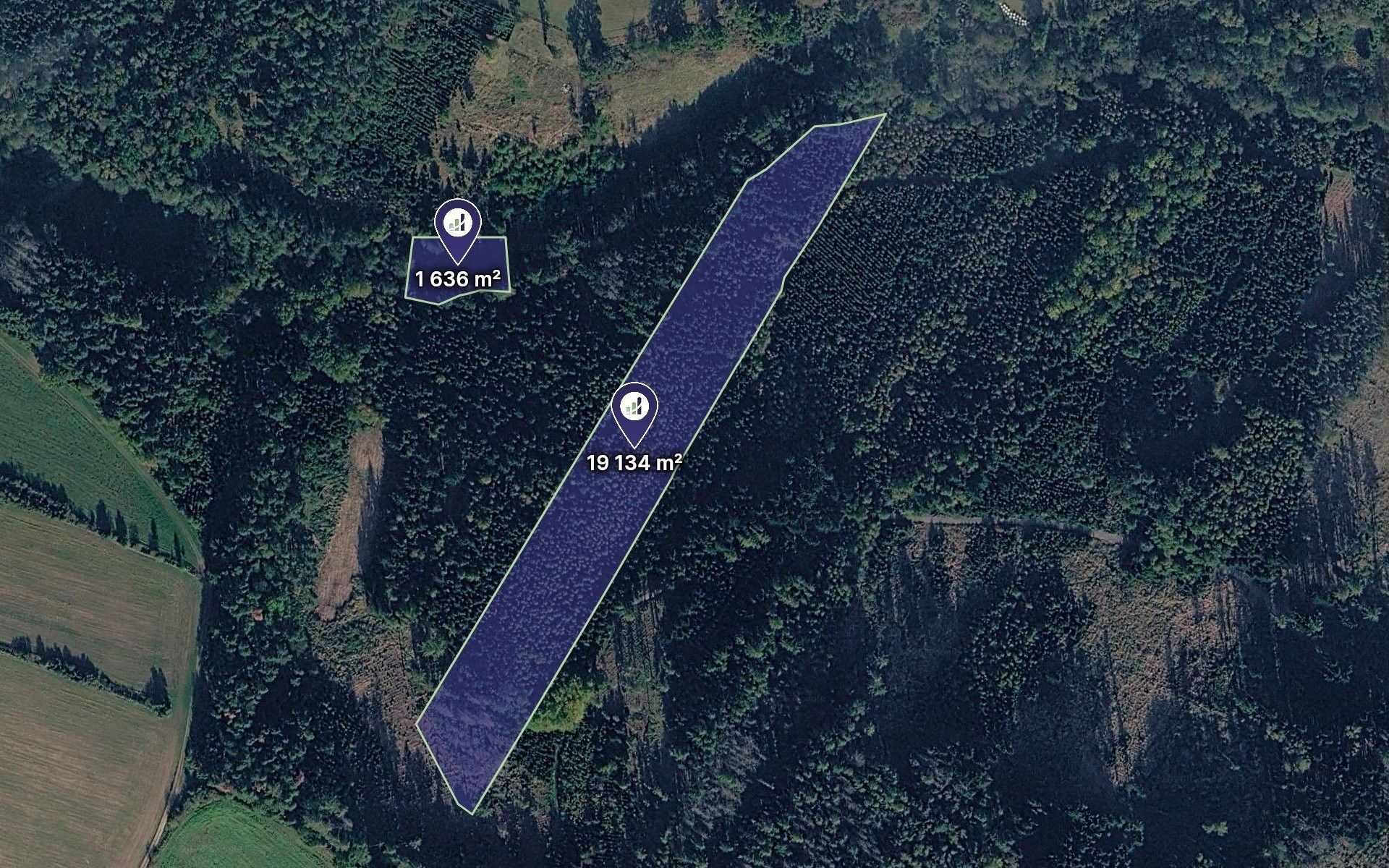 Les, 22 679 m²