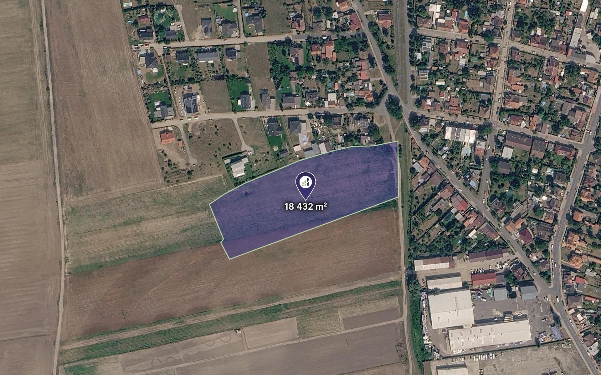 Zemědělský pozemek, 768 m²
