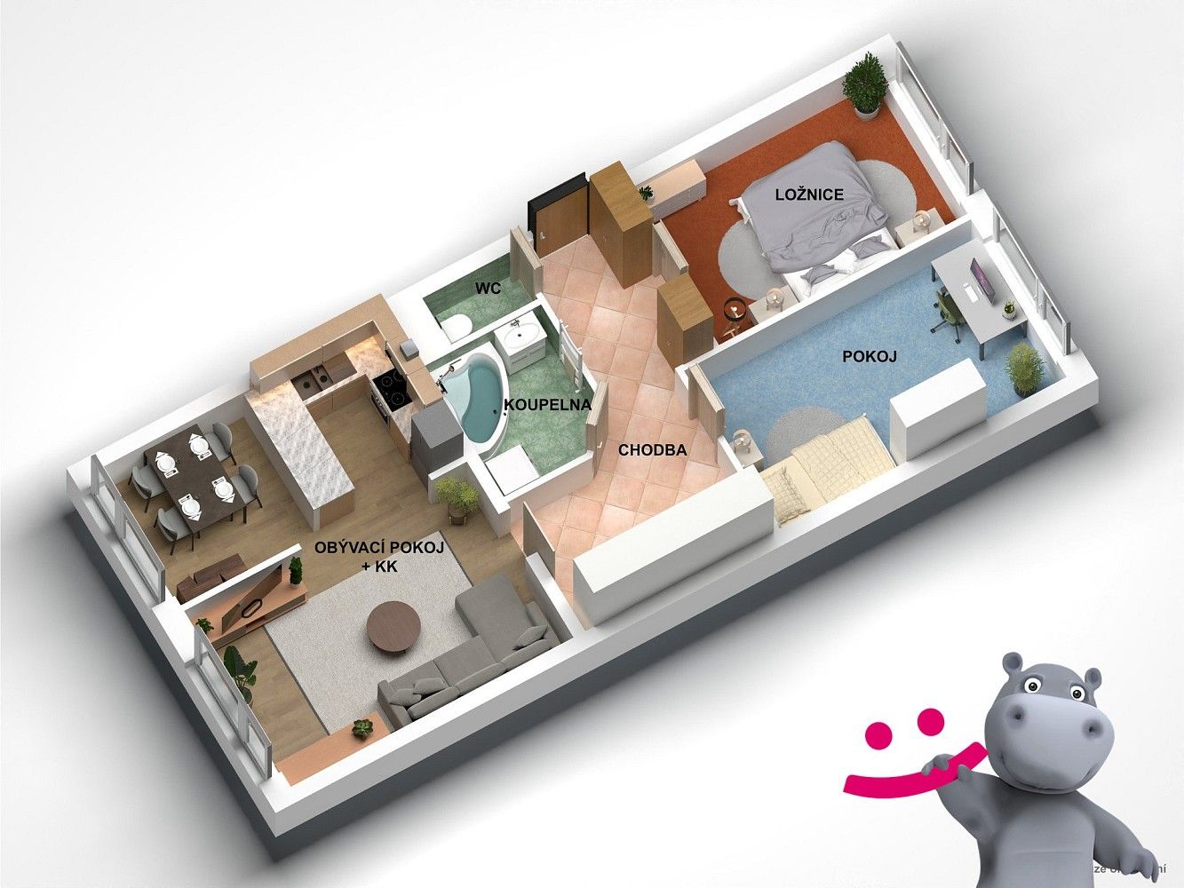 3+1, Norská, Kladno - Kročehlavy, 79 m² - 1