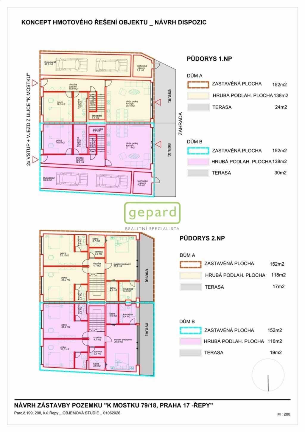 Pozemky pro bydlení, K mostku 79, Praha Řepy, 328 m² - 2