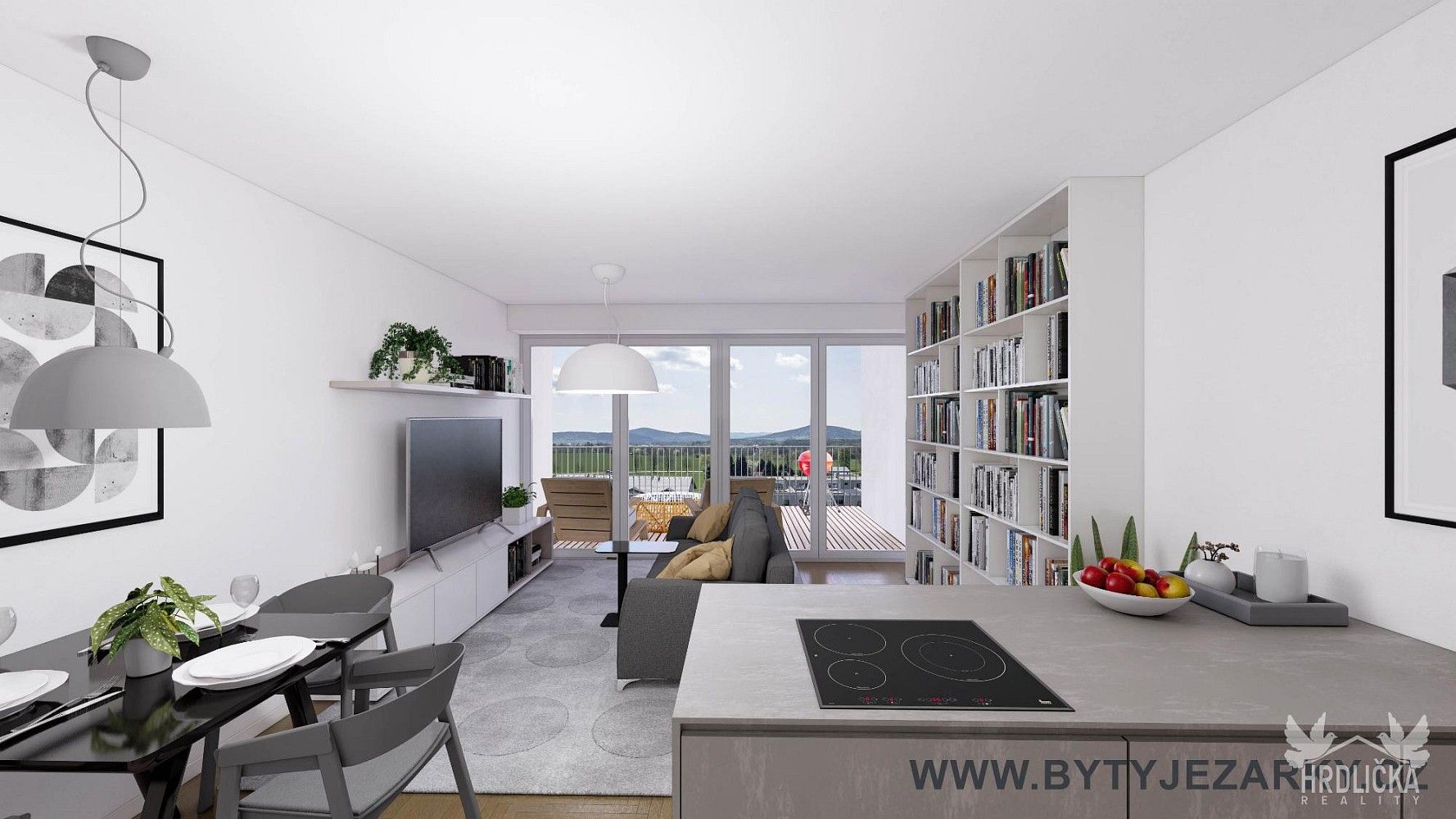 Byt 1+kk, 50 m²