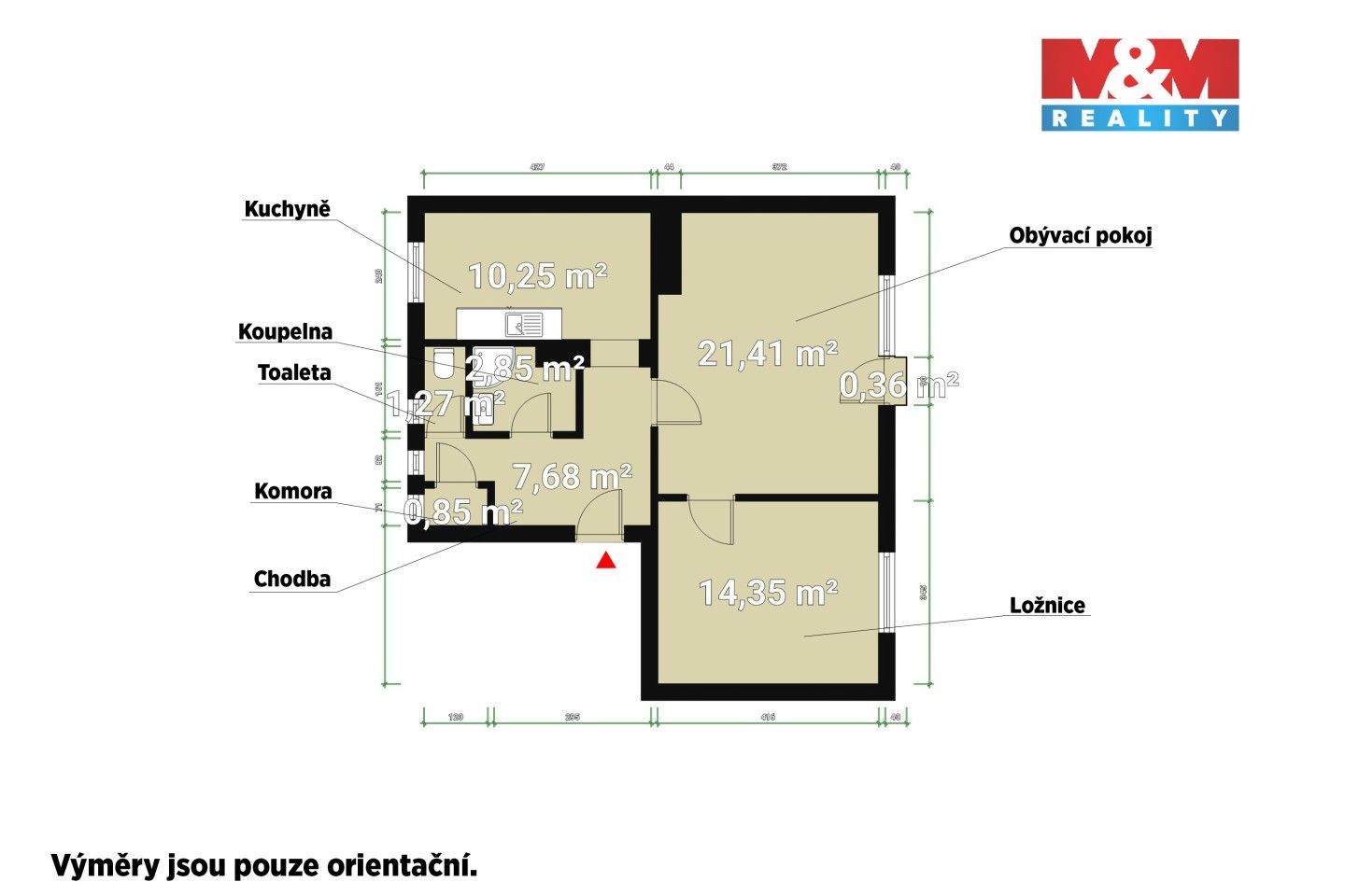 Pronájem byt 2+1 - Rozvoj, Klatovy, 60 m²