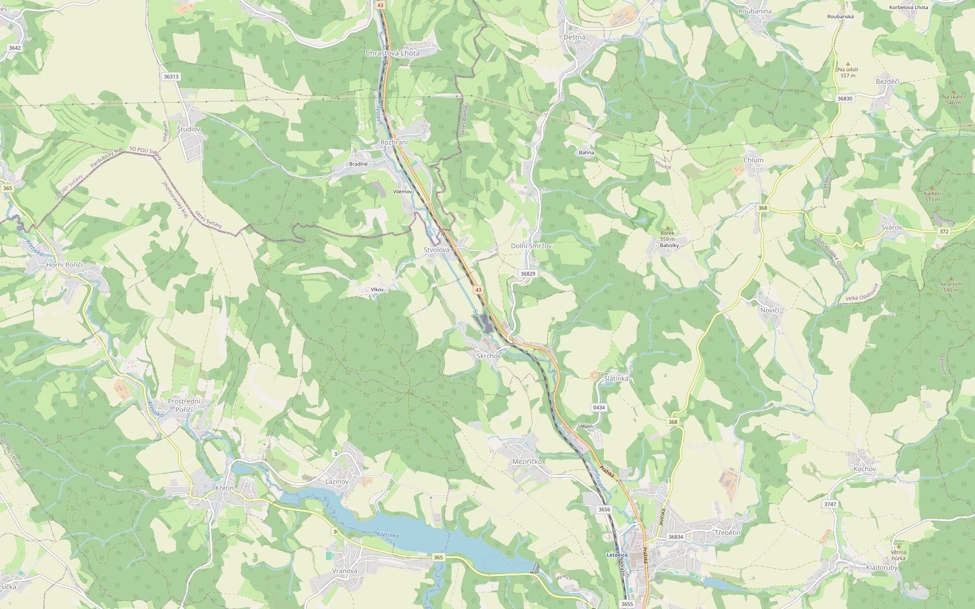 Zemědělský pozemek · 41 369 m² · Skrchov - 3