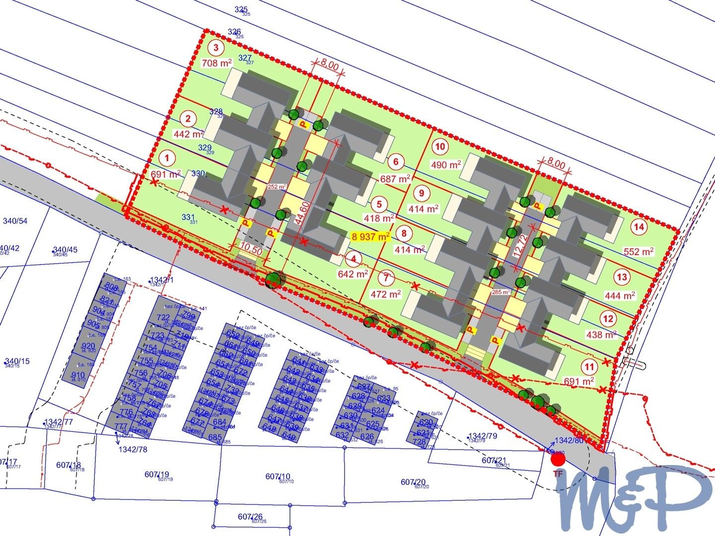 Ostatní, Za tratí, Okříšky, 8 932 m² - 2
