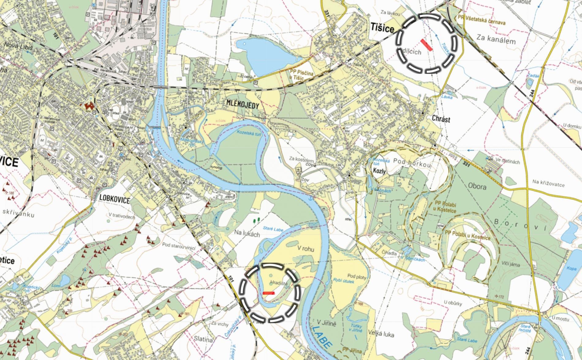 Zemědělský pozemek · Tišice Chrást - 3