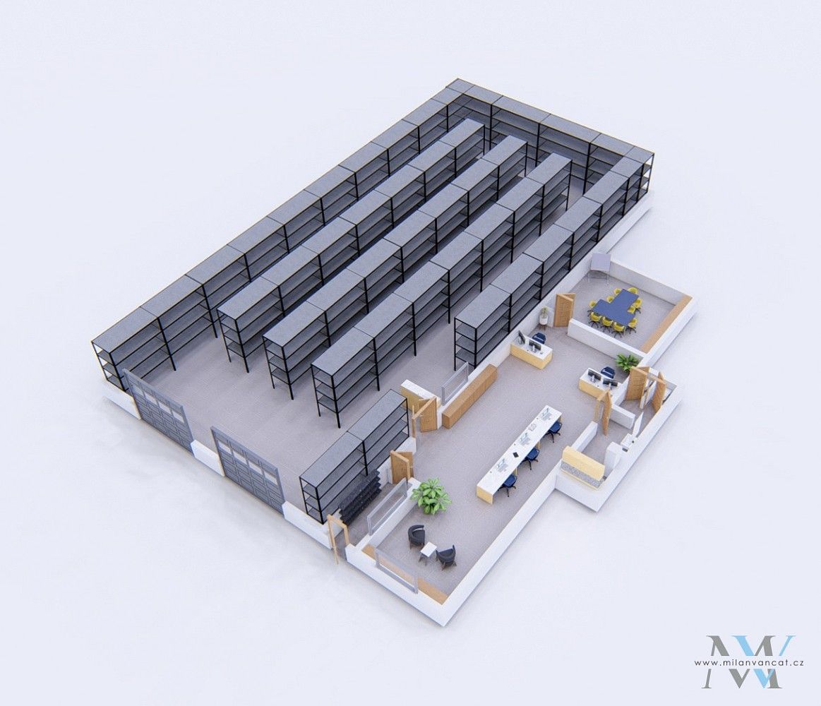 Sklady, Příbram - Příbram VI-Březové Hory, Středočeský kraj, 715 m² - 2