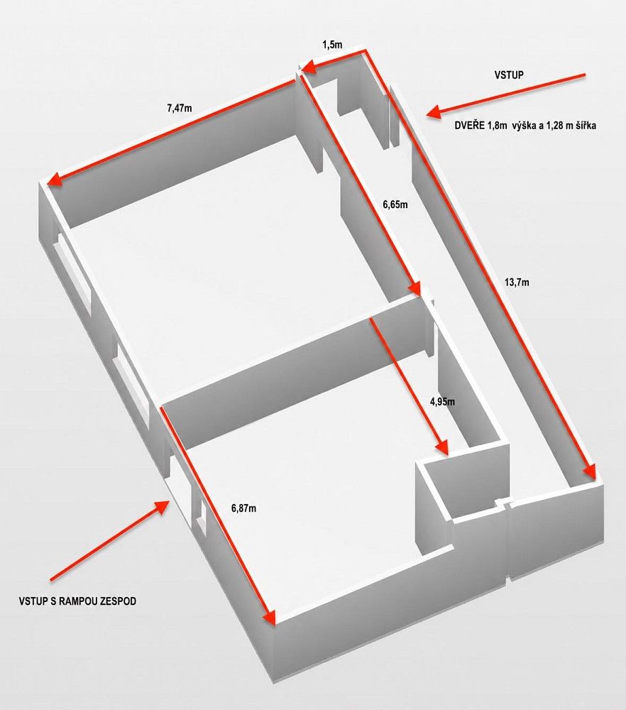 Sklad · 160 m² · Říčanská, Vizovice, okres Zlín - 3