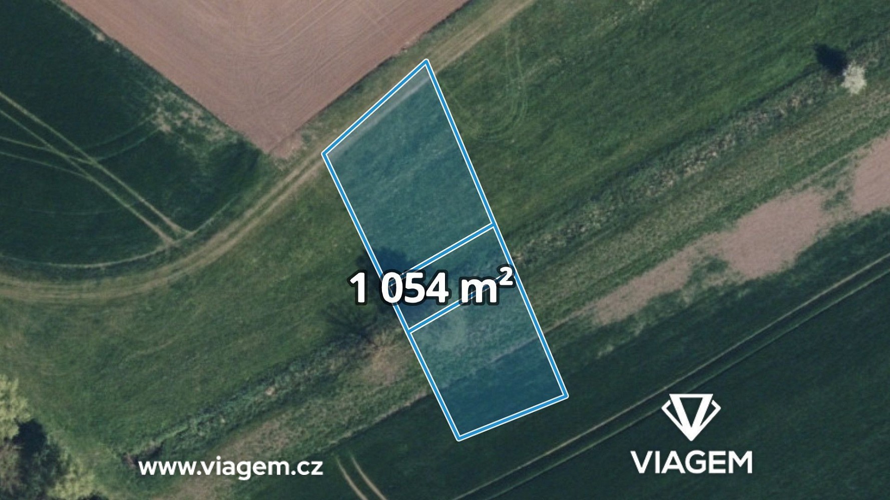 Zemědělský pozemek, 1 054 m²