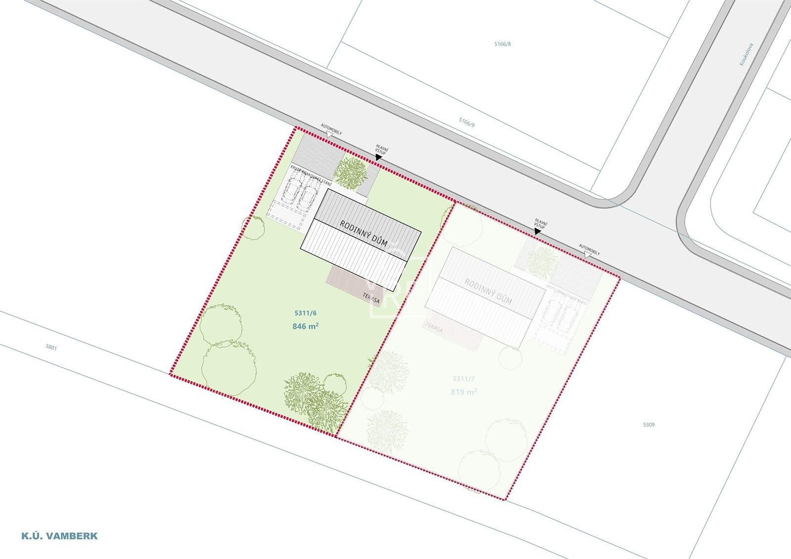 Pozemek pro bydlení · 846 m² · Vamberk - 4