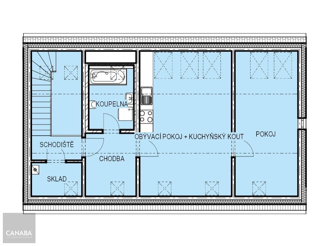 Prodej rodinný dům - Lipové náměstí, Praha Dubeč, 138 m² - 5