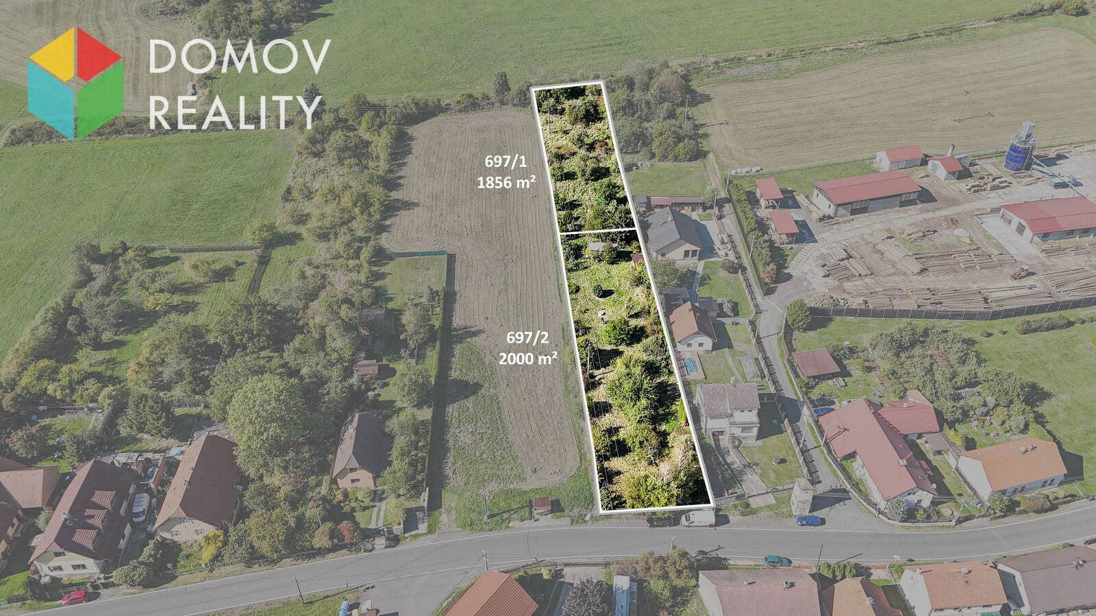 Pozemek pro bydlení · 3 856 m² · Běštín - 3