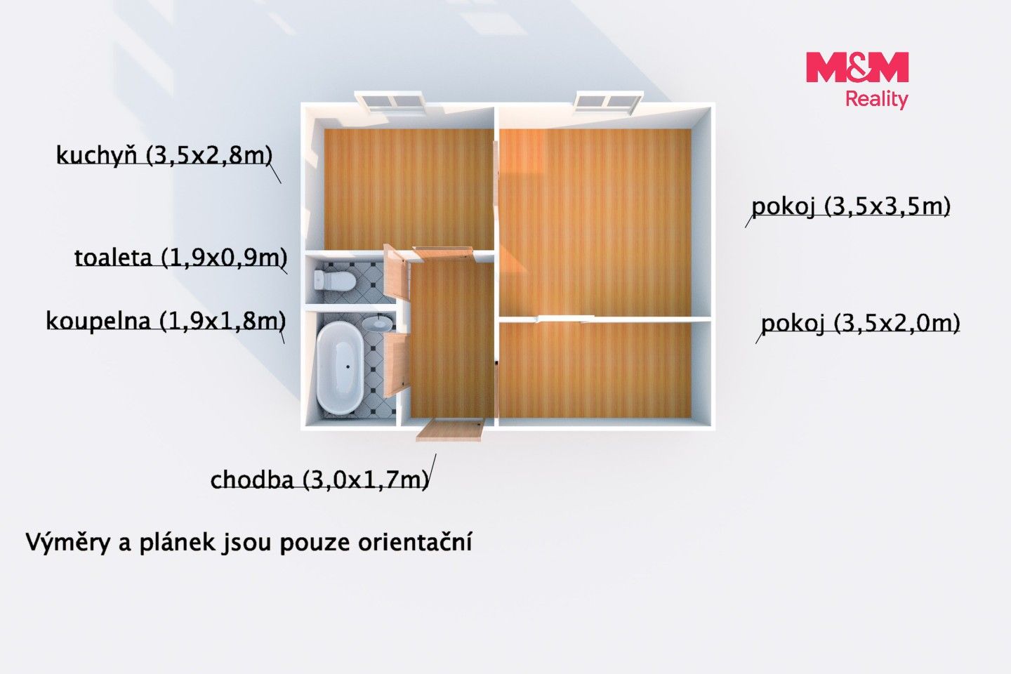 1+1, Vančurova, Horšovský Týn, 42 m² - 2