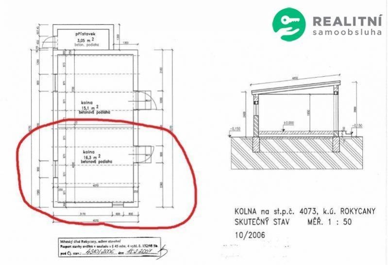 Rodinné domy, Příbramská, Rokycany, 16 m²