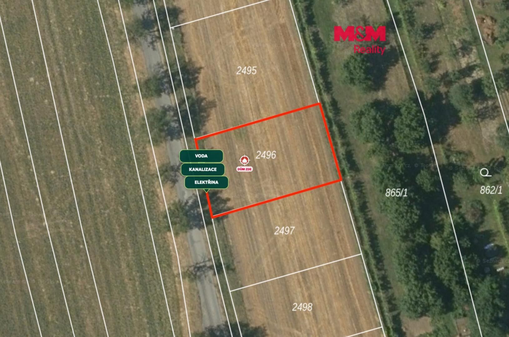 Pozemek pro bydlení, 476 m²